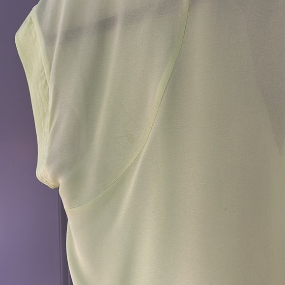 Designer green silk blouse - Picture 5 of 5